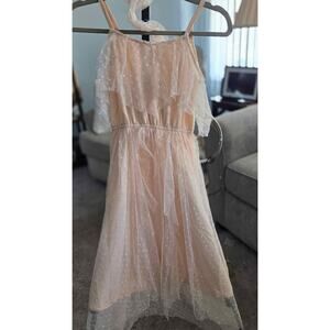 Joyfolie Mia Joy Lauryn Dress in Sand/ Girls sz14/NWT Elegant Tulle Party Dress